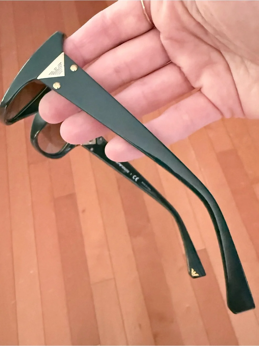 Authentic Emporio Armani Sunglasses In Dark Green w/ Brown Gradient Sunglasses